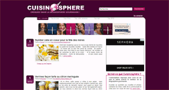 Desktop Screenshot of cuisinosphere.com